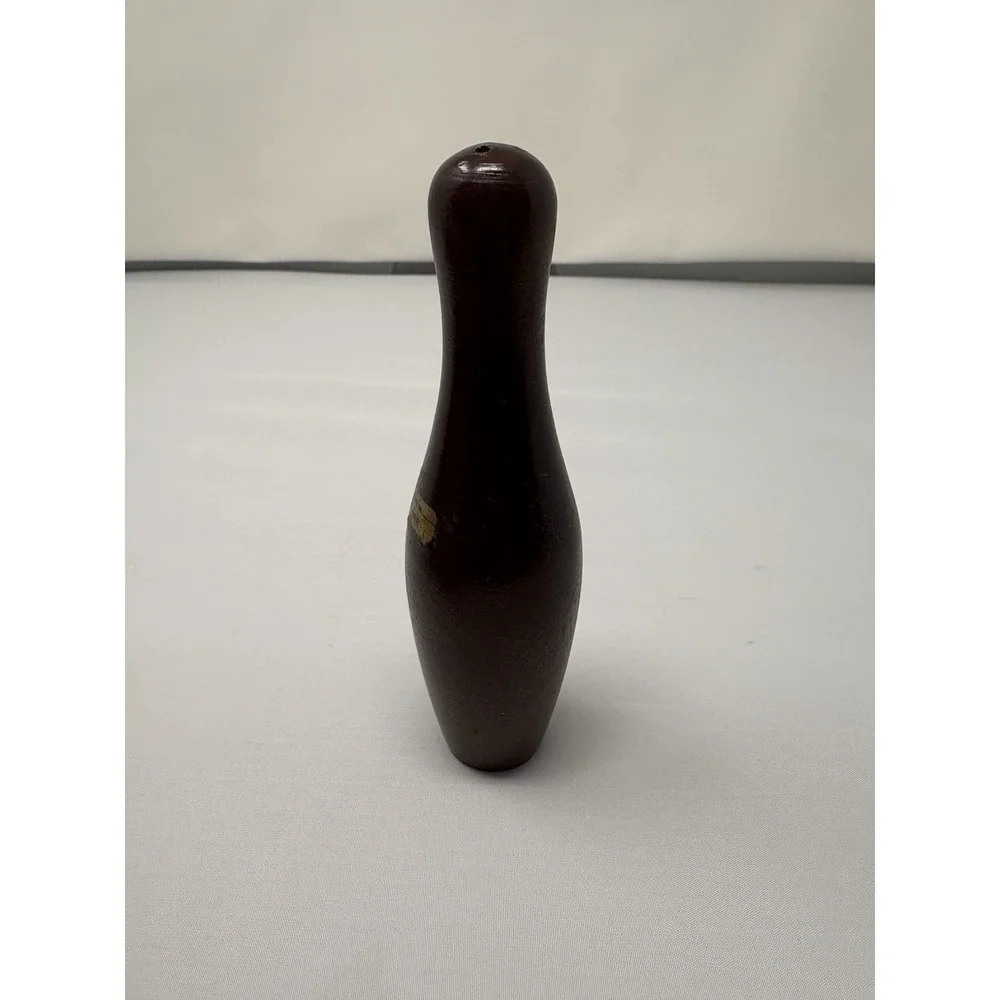 Vintage Wooden Bowling Pins Salt Shaker Replacement Retro